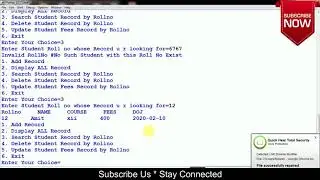 Python and MySQL Connectivity | Project Creation in Python | Special for School and college Students