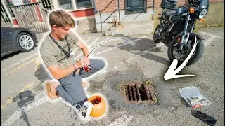 Parking Lot Fishing! I DISCOVERED an UNDERGROUND River (NEW SPECIES CAUGHT)