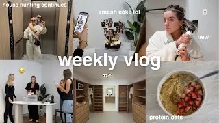 weekly vlog 💌 still house hunting if you’re wondering lol