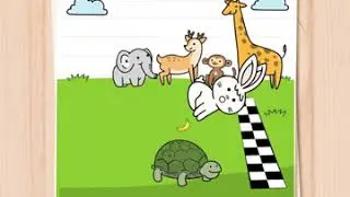 Brain Test Level 208 Tortoise Must Win The Race.