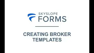 Creating Broker Templates