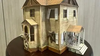 O Scale Haunted / Abandoned House Assembly