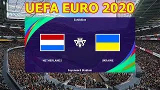 Netherlands vs Ukraine - UEFA EURO 2020 - Full Match & Amazing Goals - Pes 2021