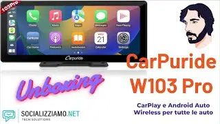 Provato il CarPuride W103 Pro: CarPlay e Android Auto wireless su ogni auto