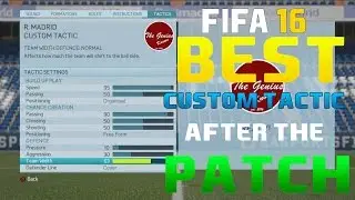 Fifa 16: BEST CUSTOM TACTIC AFTER PATCH (MARCH 2016)/ Tips & Tricks