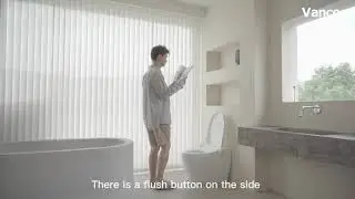 Light luxury high appearance level intelligent toilet.