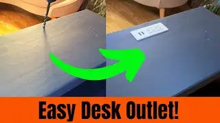 🔌 Best $13 Desk or Table Hack Ever! (And EASY) | 2-Minute Tutorials Ep.5