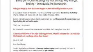 Smokers... Give Your Lungs A Break!