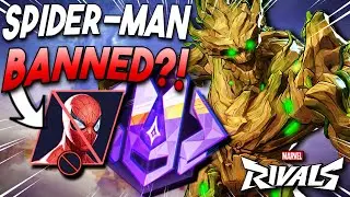 They BANNED Spider-Man... So I CARRIED With GROOT (Marvel Rivals)