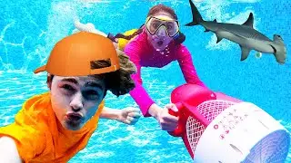Ellie and Jimmy Learn Pool Rules with Coach Rocco