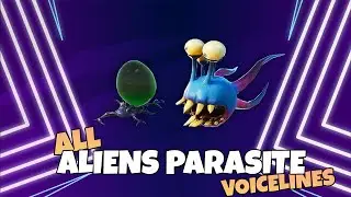 All Alien Parasites Voicelines in Fortnite Chapter 2 Season 7 - Fortnite Bosses Voicelines