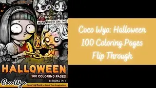 Coco Wyo | Halloween 100 Coloring Pages 🎃