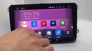 Setting in multimedia car navigation PX30 Android 9.0 for Volkswagen