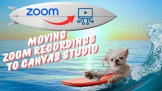 How to Transfer Zoom Recordings to Canvas Studio