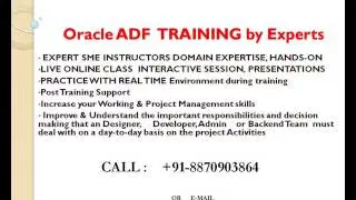 Oracle ADF Online Training