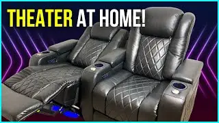 Theater Chairs at Home! Valencia Tuscany Home Theater Seats Review