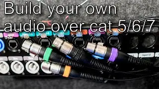 Analog Audio over Cat 5/6/7 - Building your own panels
