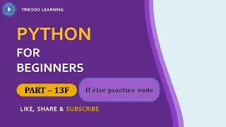 PYTHON COURSE Part13F(Coding Practice) #python #pythonprogramming #pythonforbeginners #class11python