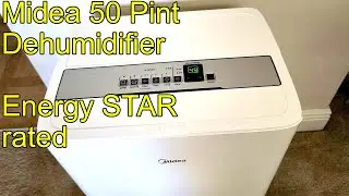 Midea Dehumidifiyer, 50 Pints/day