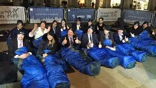 That night we slept rough on the streets of London