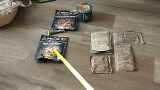 2022 Peak Refuel vs MRE backpacking food