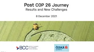 Post COP 26 Journey – Results and New Challenges