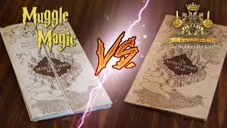 Muggle Magic VS Noble Collection - Marauder's Map Edition