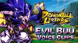 All Evil Buu Voice Clips • Dragon Ball Legends • Voice Lines (Justin Cook) - ENGLISH