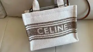 CELINE CABAS THAIS TEXTILE BAG UNBOXING