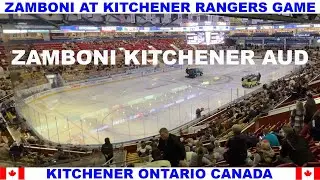 ZAMBONI AT KITCHENER RANGERS HOCKEY GAME - KITCHENER AUDITORIUM - KITCHENER ONTARIO CANADA