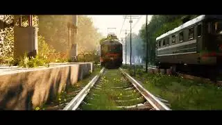 post apocalyptic Train Station