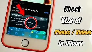 How to Check the Size of this Video in iPhone Photos App