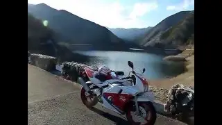 2015 名栗湖有間ダムへの道　1228