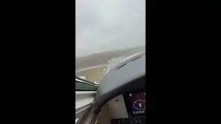 Burlington, On Airport taking off RWY 32