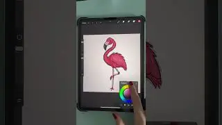 Procreate Trick Moving your Color Menu #shorts