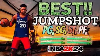 GREENEST JUMPSHOT in 2K24 | NO LIES! Shoot 75% every game #gaming #2k24 #rayallen #bestjumpshot