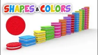 Learn Shapes with Cookies for Children - Shapes Videos for KIDS
