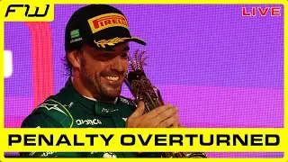 FIA Overturns Fernando Alonso Penalty