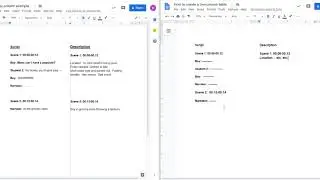 Google Docs - Creating a Two Column Document