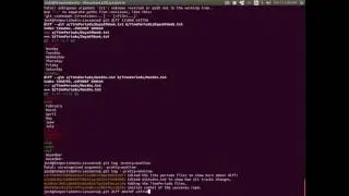 Git Command Line - Lesson 1, Part 4 - Closer look at logs and diffs