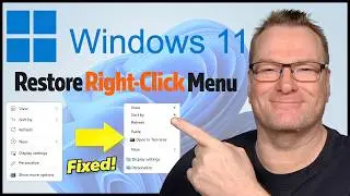 Restore Classic Right-Click Menu in Windows 11 (2026 Guide)
