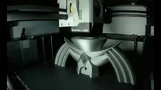 Print in place Master Sword timelapse.