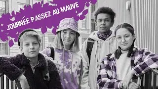Journée Passez au mauve  2022 : je m'habille en mauve parce que