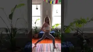 Let’s try Anjaneyasana - Crescent Pose - together! 🌙