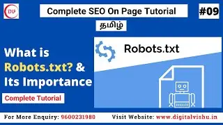 What is Robots.txt & How to Create Robots.txt File in Tamil? | Complete On-Page SEO Tutorial Tamil