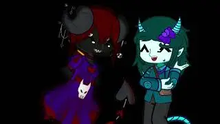 both of us meme //hell vs heaven// ames and aber's lore// claire's replacement//friskau//undertaleau