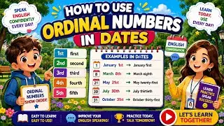 How to Use Ordinal Numbers in Dates | English Conversation| ABC Knowledge Channel