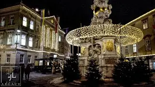 【4K】Baden Christmas Night Walk | Mulled Wine Time