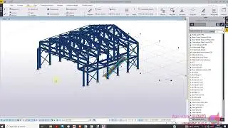 How to export a model from Rfem Dlubal to Tekla Structures