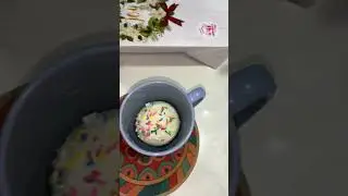 Trying out chocolate bomb